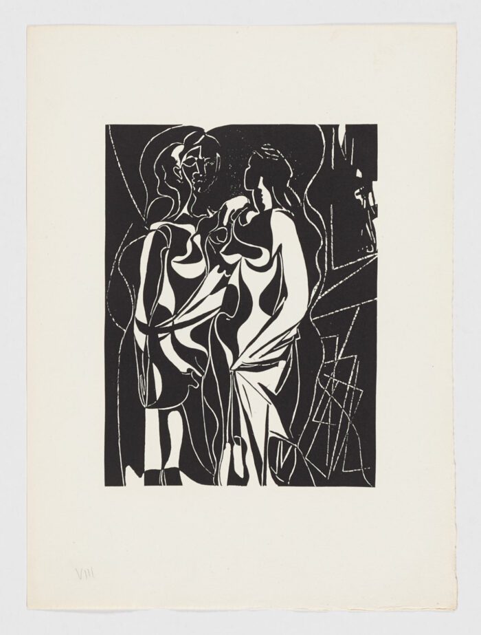 21 dessins de Picasso (Hélène Chez Archimède), 1955, Pablo Picasso