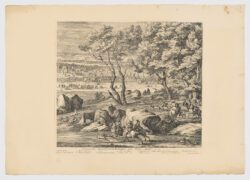 Veüe du Château de Fontainebleau du costé du jardin, Adriaen Frans