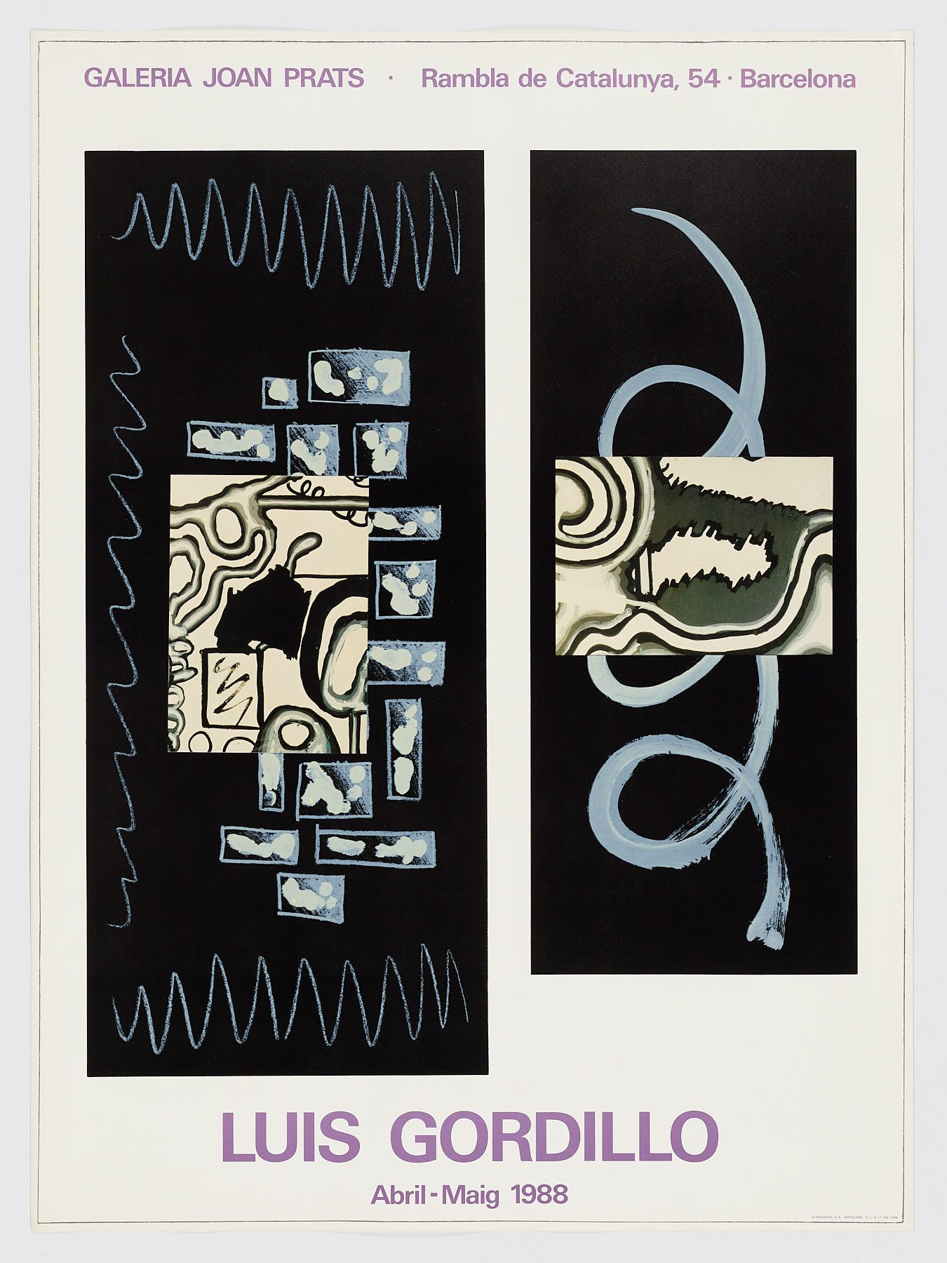 Galeria Joan Prats, Luis Gordillo