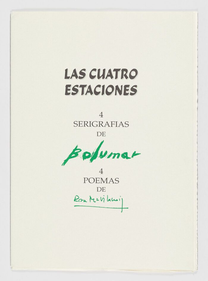 Las cuatro estaciones, Luis Bolumar