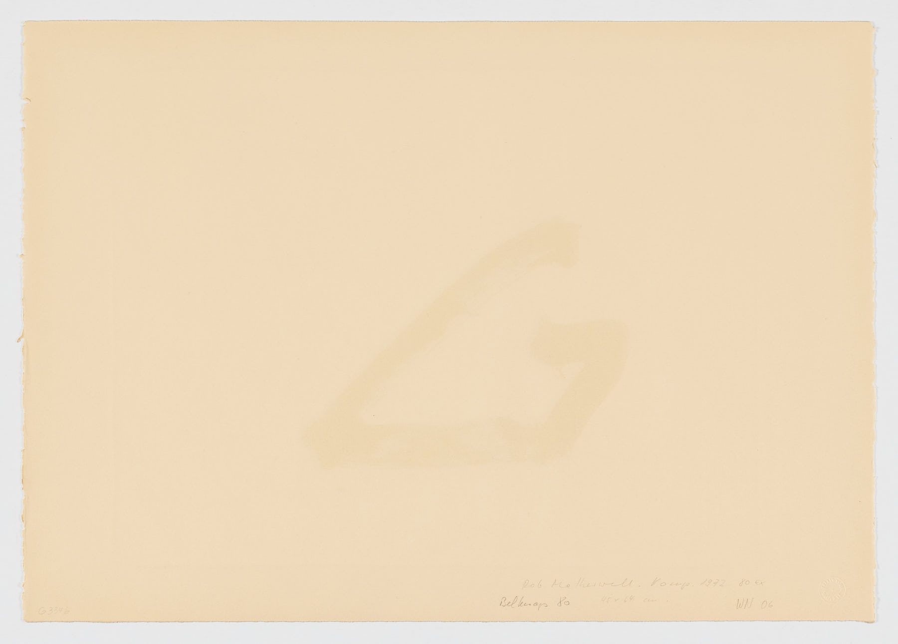 Sin título, Robert Motherwell
