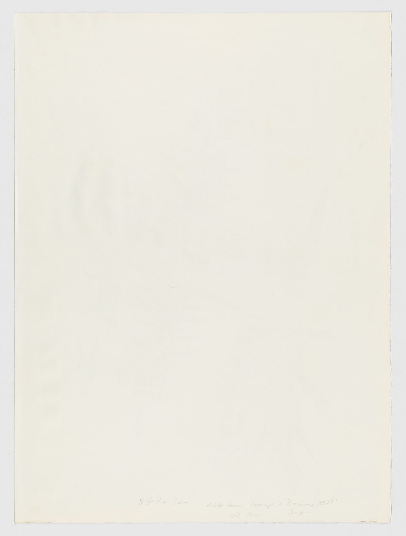 Hommage à Picasso, Wifredo Lam