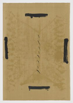 Quatre Traces Noir, Antoni Tàpies