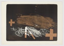 "A" effacé, Antoni Tàpies