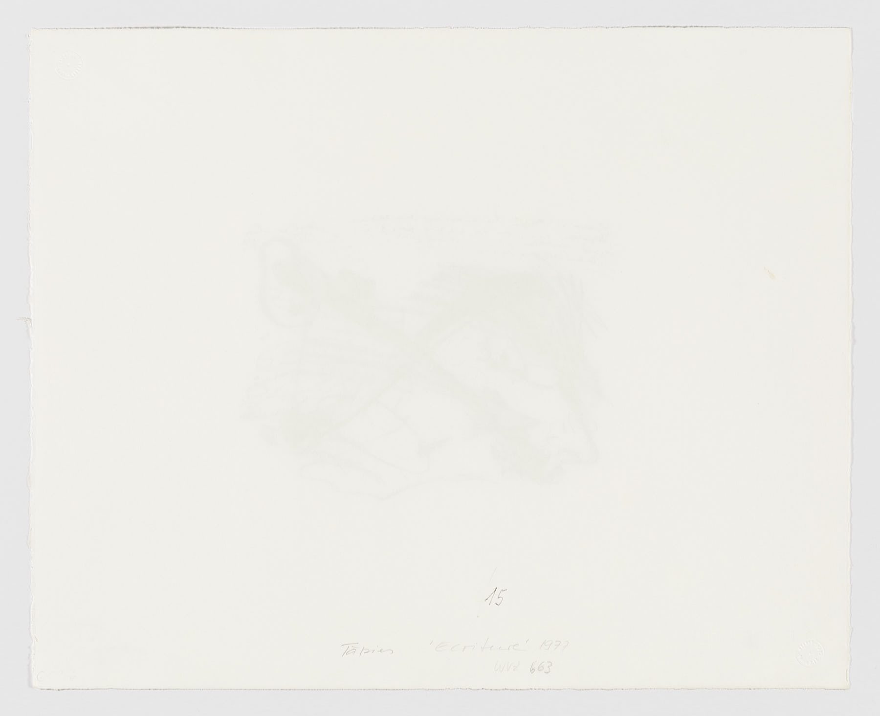 Escritures, Antoni Tàpies