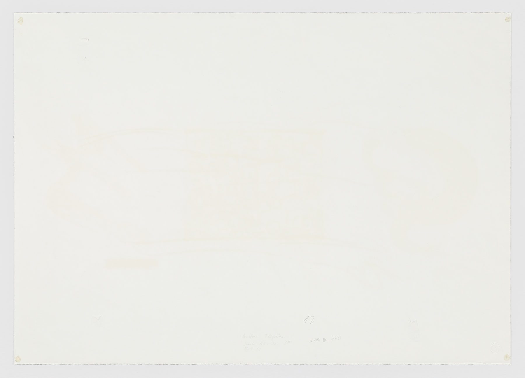 Blatt 10 aus Suite 63x90, Antoni Tàpies