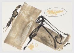Blatt 1 aus Suite 63x90, Antoni Tàpies