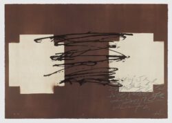 Blatt 8 aus Suite 63x90, Antoni Tàpies