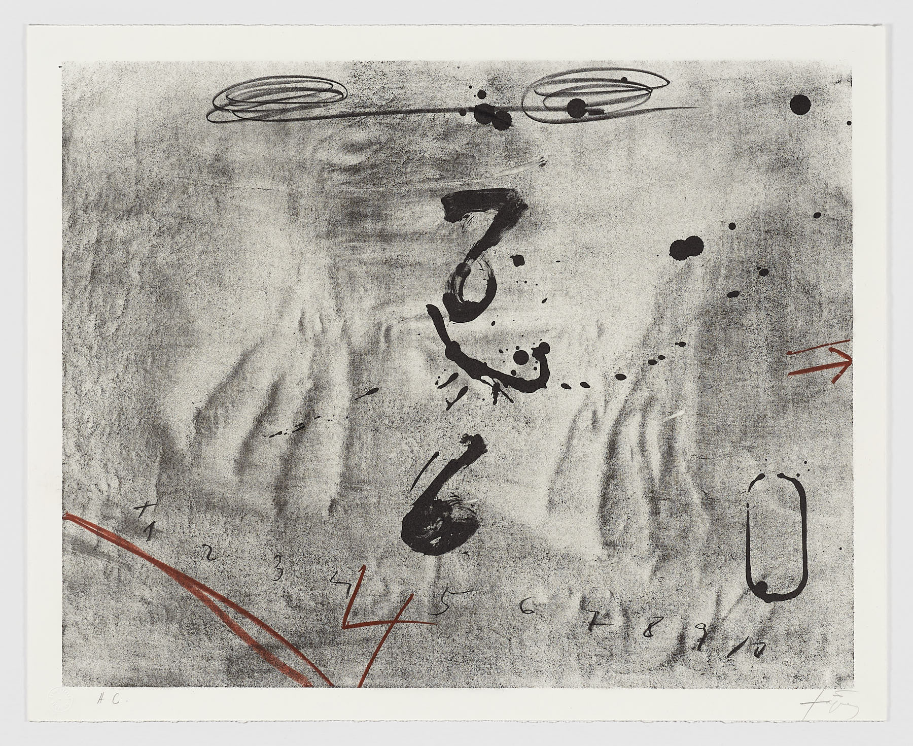 Empreintes de mains, Antoni Tàpies