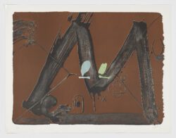 Grand M avec taches, Antoni Tàpies