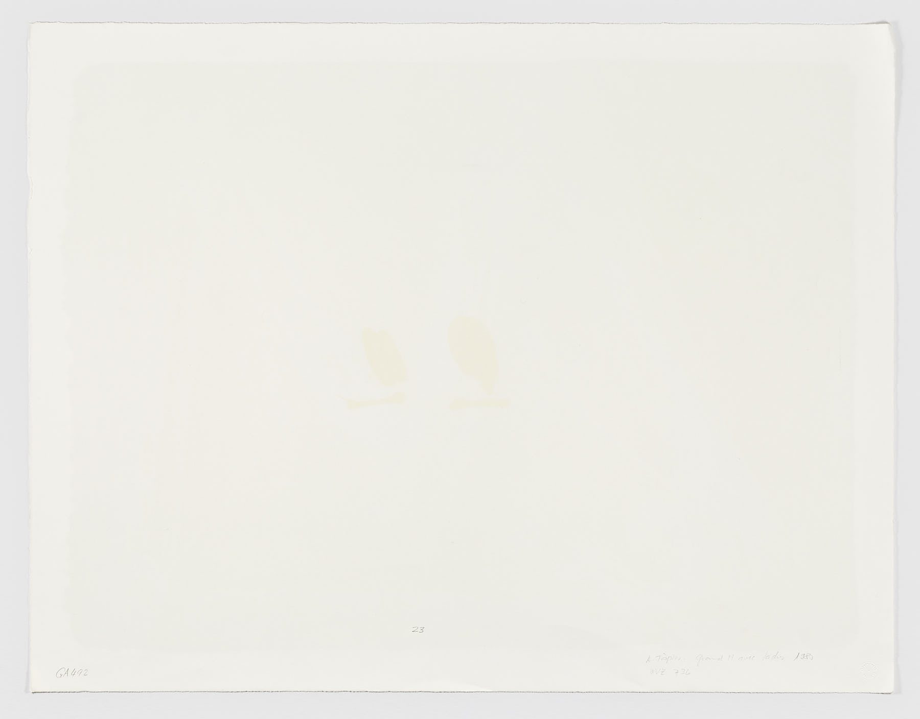 Grand M avec taches, Antoni Tàpies