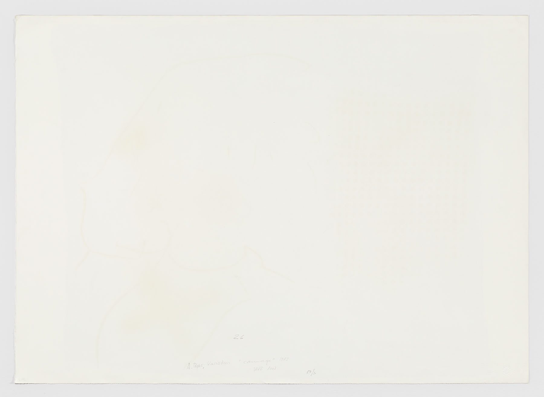 Cannage aus Variations, Antoni Tàpies