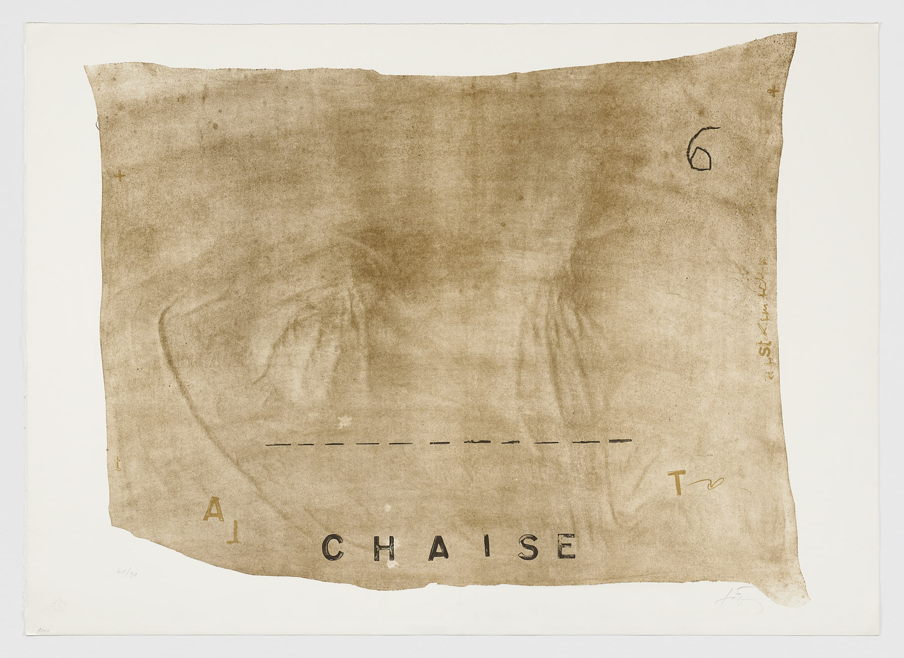 Chaise aus Variations, Antoni Tàpies
