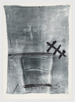 Chaise et ciseaux aus Variations, Antoni Tàpies
