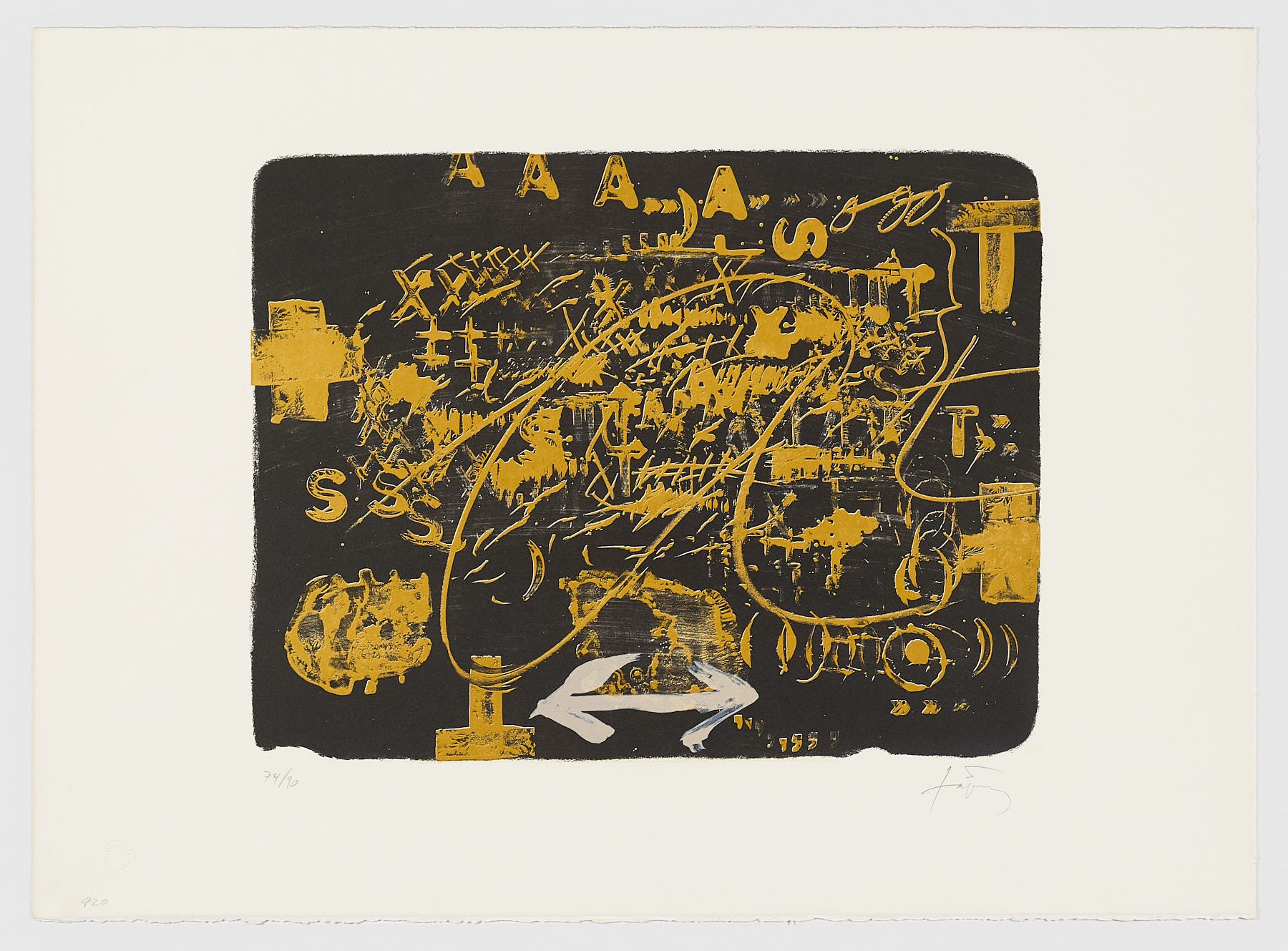 Lettres, Antoni Tàpies