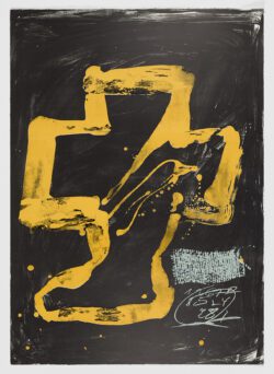 Personnage assis aus Variations, Antoni Tàpies