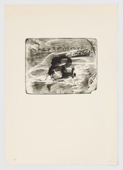 Improvisations en blanc et en noir 1, Antoni Tàpies