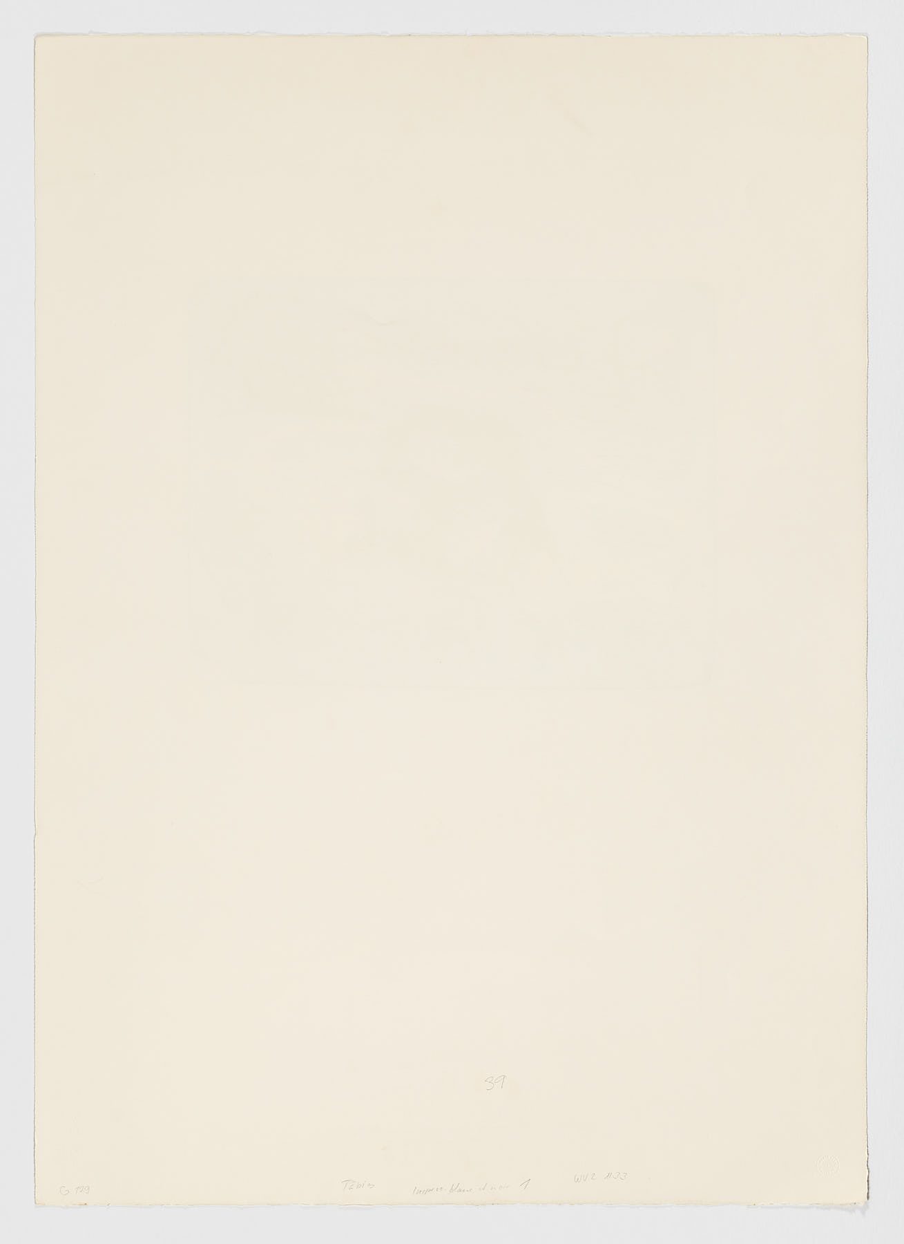 Improvisations en blanc et en noir 1, Antoni Tàpies