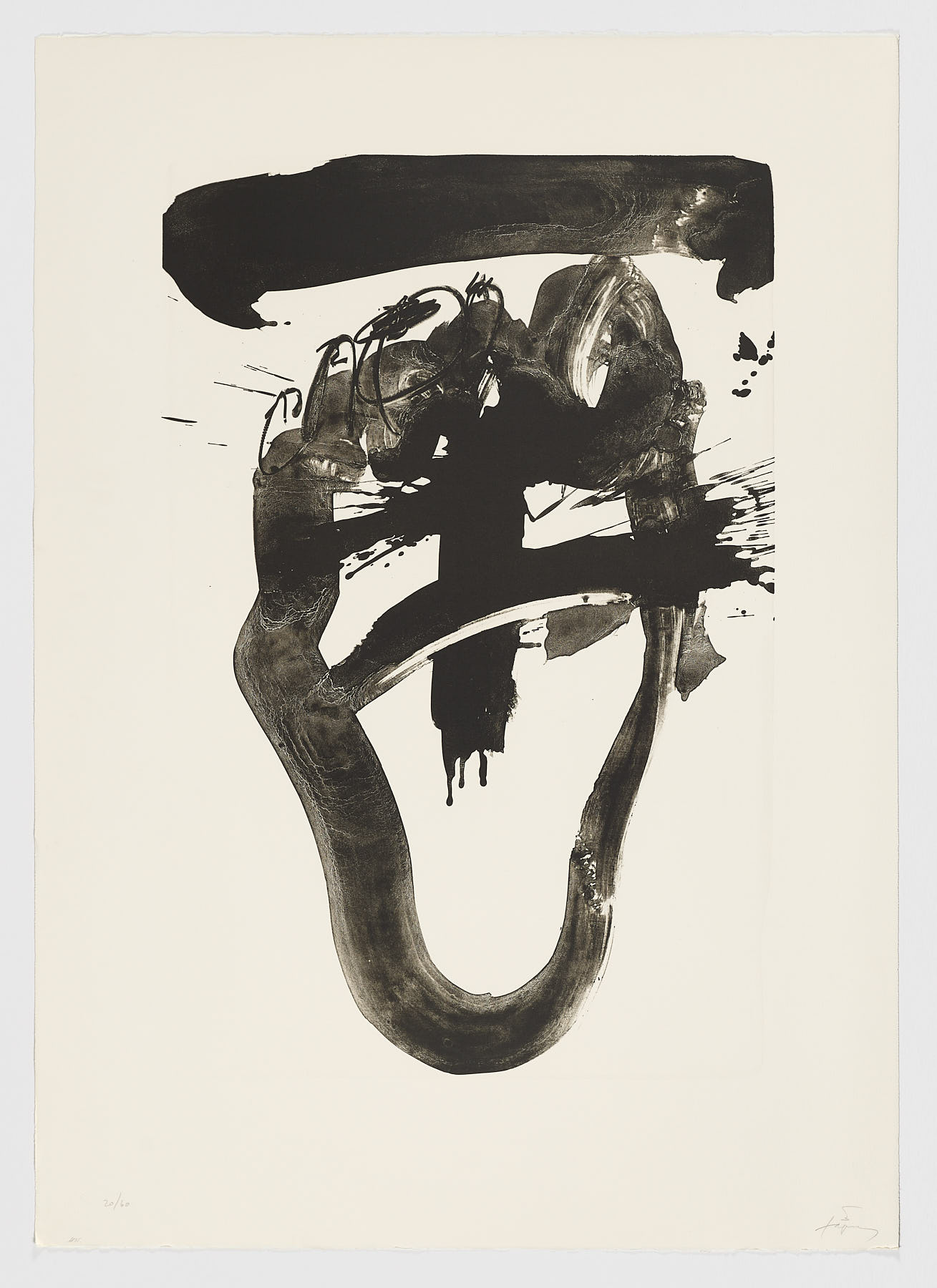 Improvisations en blanc et en noir 3, Antoni Tàpies