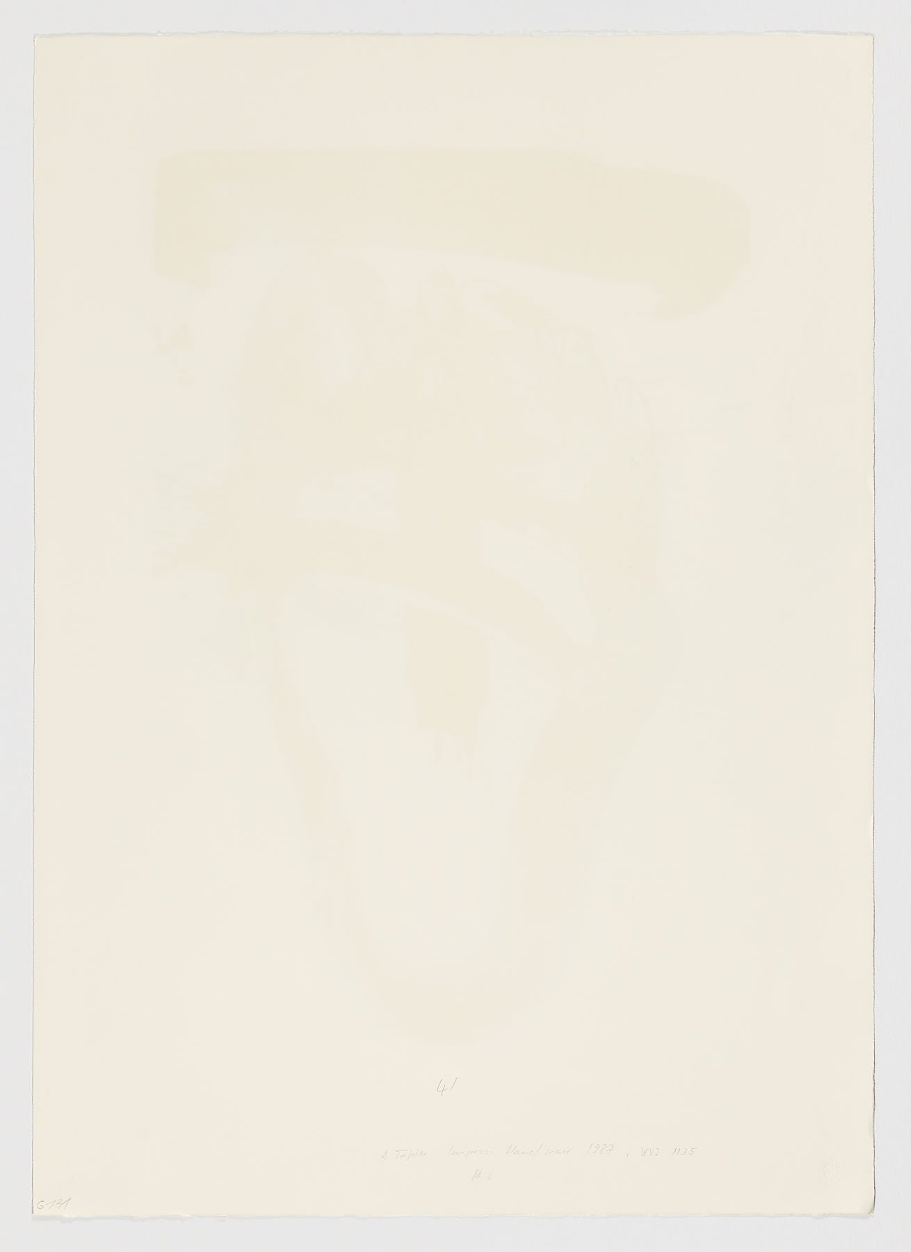 Improvisations en blanc et en noir 3, Antoni Tàpies