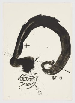 Improvisations en blanc et en noir 5, Antoni Tàpies