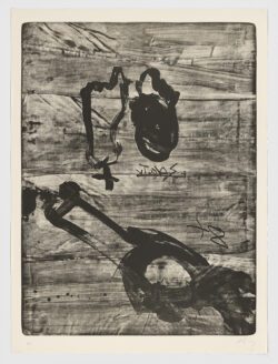 Improvisations en blanc et en noir 6, Antoni Tàpies