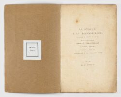 Le Statue e li Bassirilievi Inventati e Scolpiti in Marmo, Ferdinando Mori