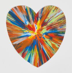 Heart Spin Painting, 2009, Damien Hirst