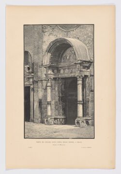 Porte de l'église Santa Maria delle Grazie, à Milan