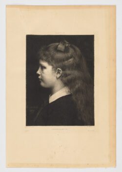 Portrait de M.elle P. M