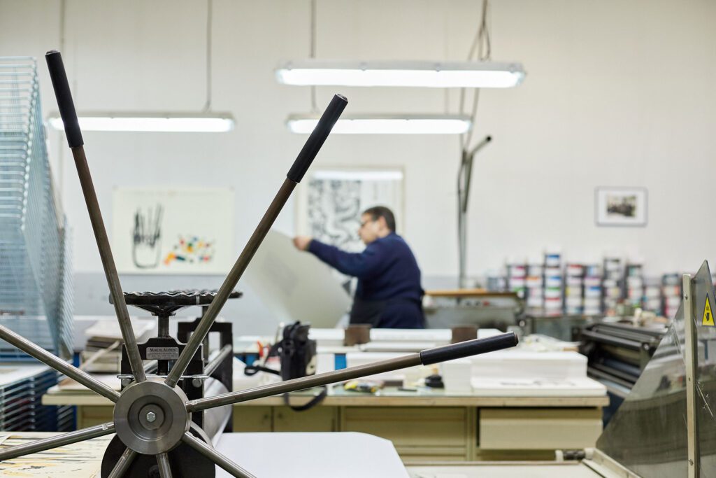 Taller de Estampación de Obra Gráfica - Taller del Prado, Madrid. 