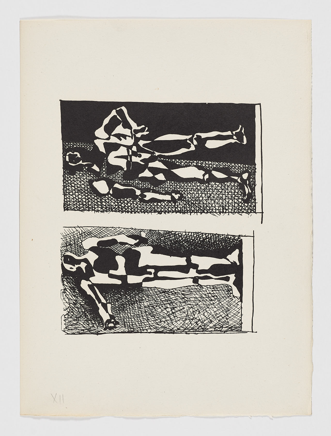 21 dessins de Picasso (Hélène Chez Archimède), 1955, Pablo Picasso