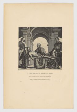 Le Christ mort sur les genoux de la Vierge