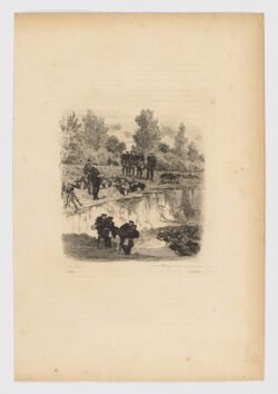 Carrières de Villemontry sur la route des 3 Fontaines 31 août 1870