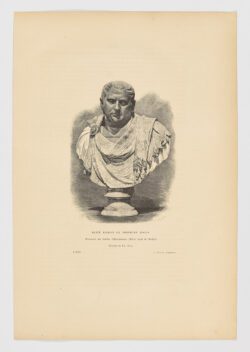 Buste Romain en Porphyre Rouge