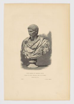 Buste Romain en Porphyre Rouge