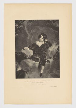 Master Lambton, the son of J. G. Lambton, Esq M.P.