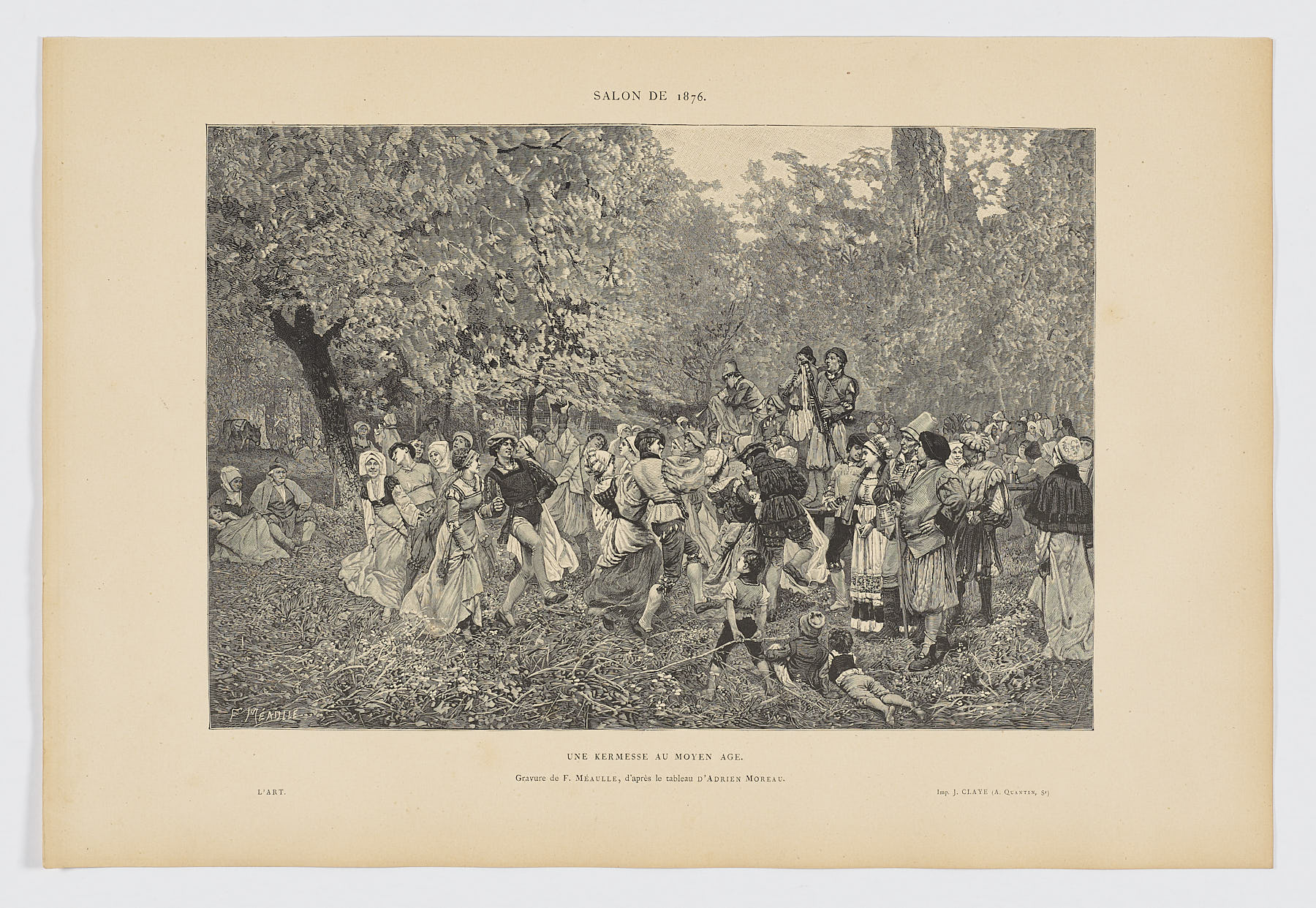 Une Kermesse au Moyen Age