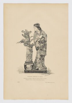 Statuette Japonaise en Faïence