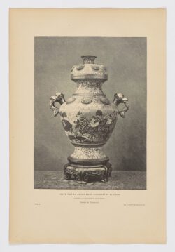 Grand Vase en Ancien Émail Cloisonné de la Chine