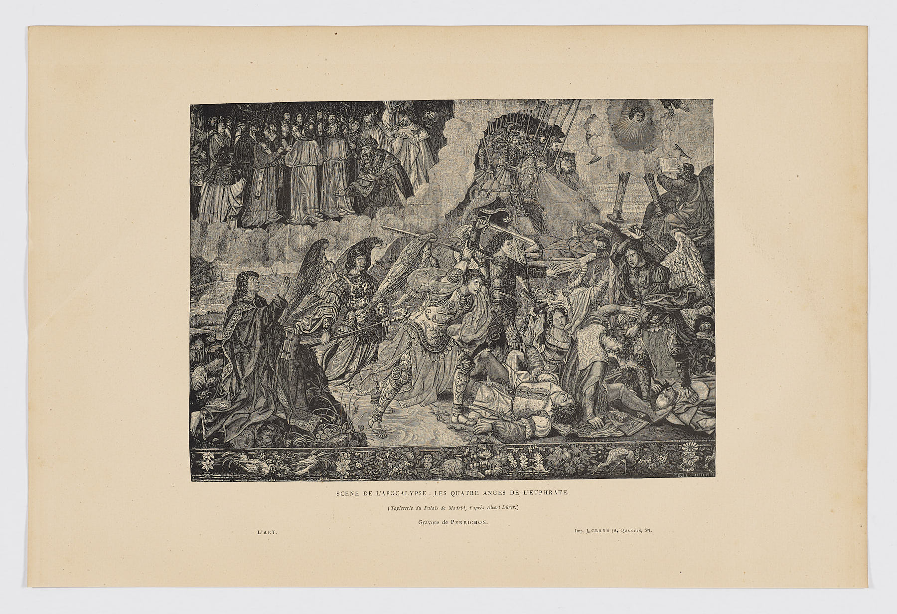 Scène de l'Apocalypse: Les Quatre Anges de l'Euphrate
