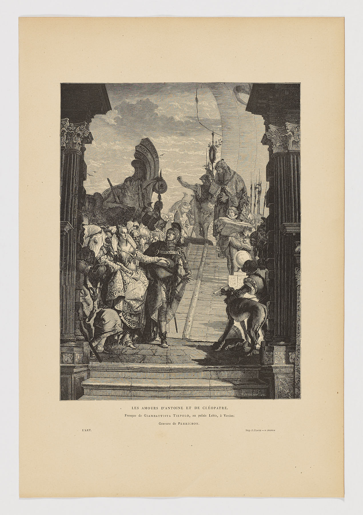 Les amours d'antoine et de cléopâtre