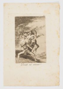 Donde vá mamá?, Francisco de Goya