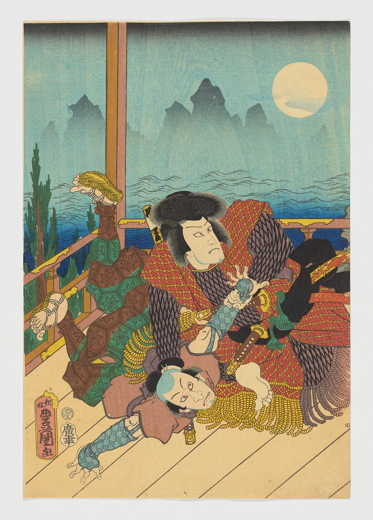 Escena de teatro kabuki
