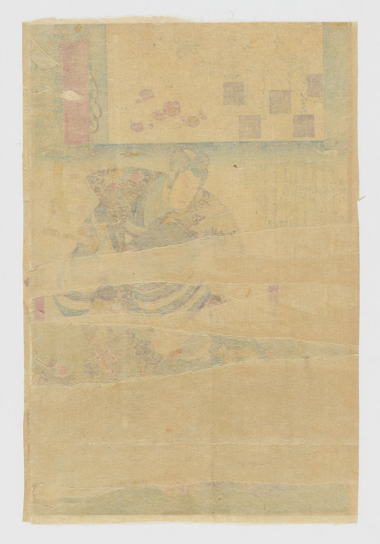 Umegae (Rama de ciruelo n.° 32) / Genji kumo ukiyoe awase - Imagen 2