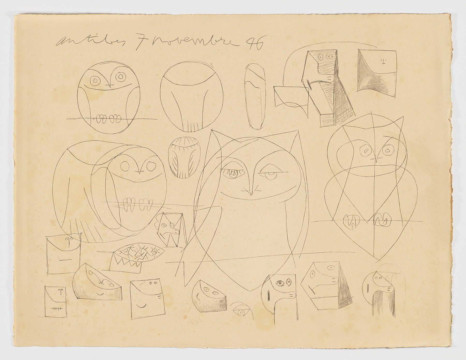 Mes Dessins d’Antibes, Pablo Picasso
