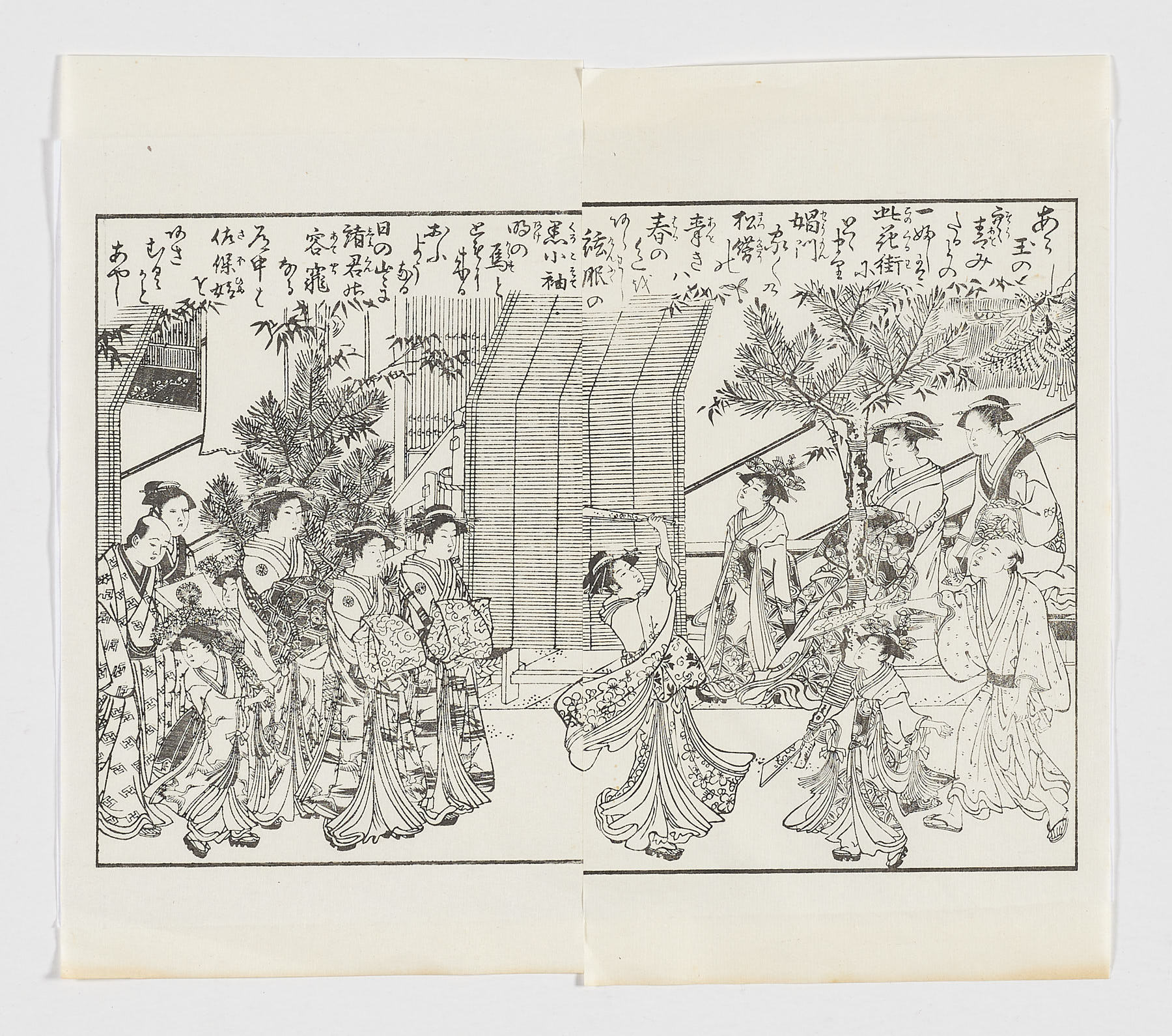 Desconocido (Escena de género urbano en Edo)