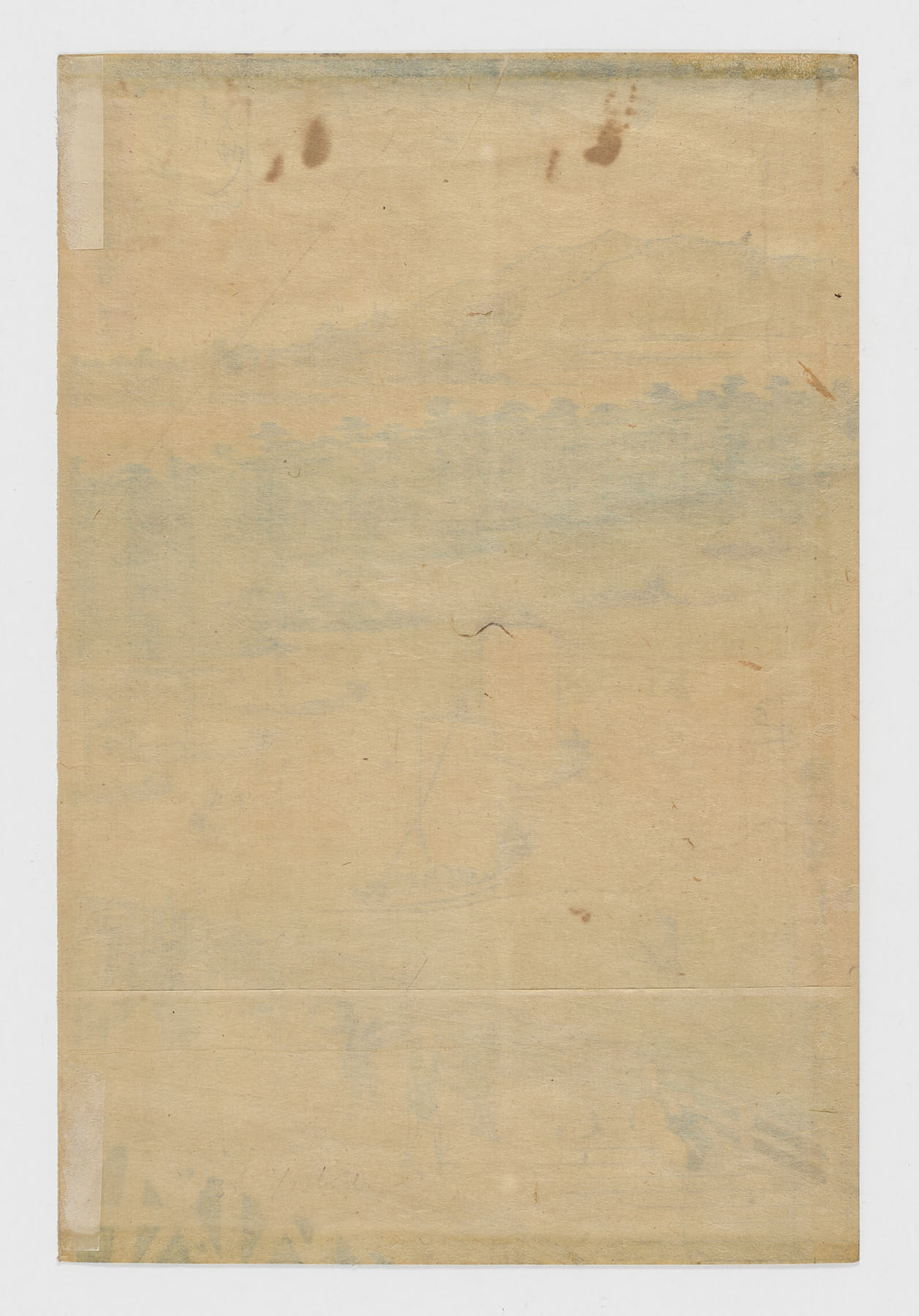 Yoshida Toyo-kawa 0-hashi / Gojusan-tsugi Meisho Zue (El Gran Puente del río Toyo) - Imagen 2