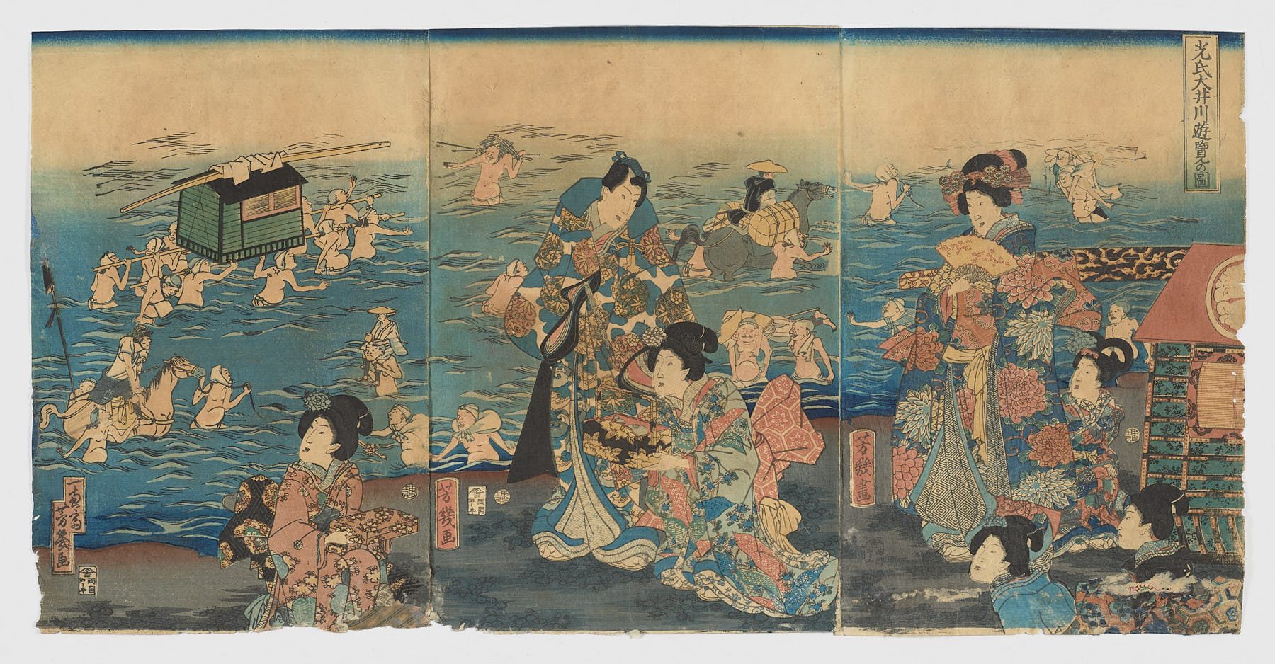 Mitsuuji Ôigawa yûran no zu