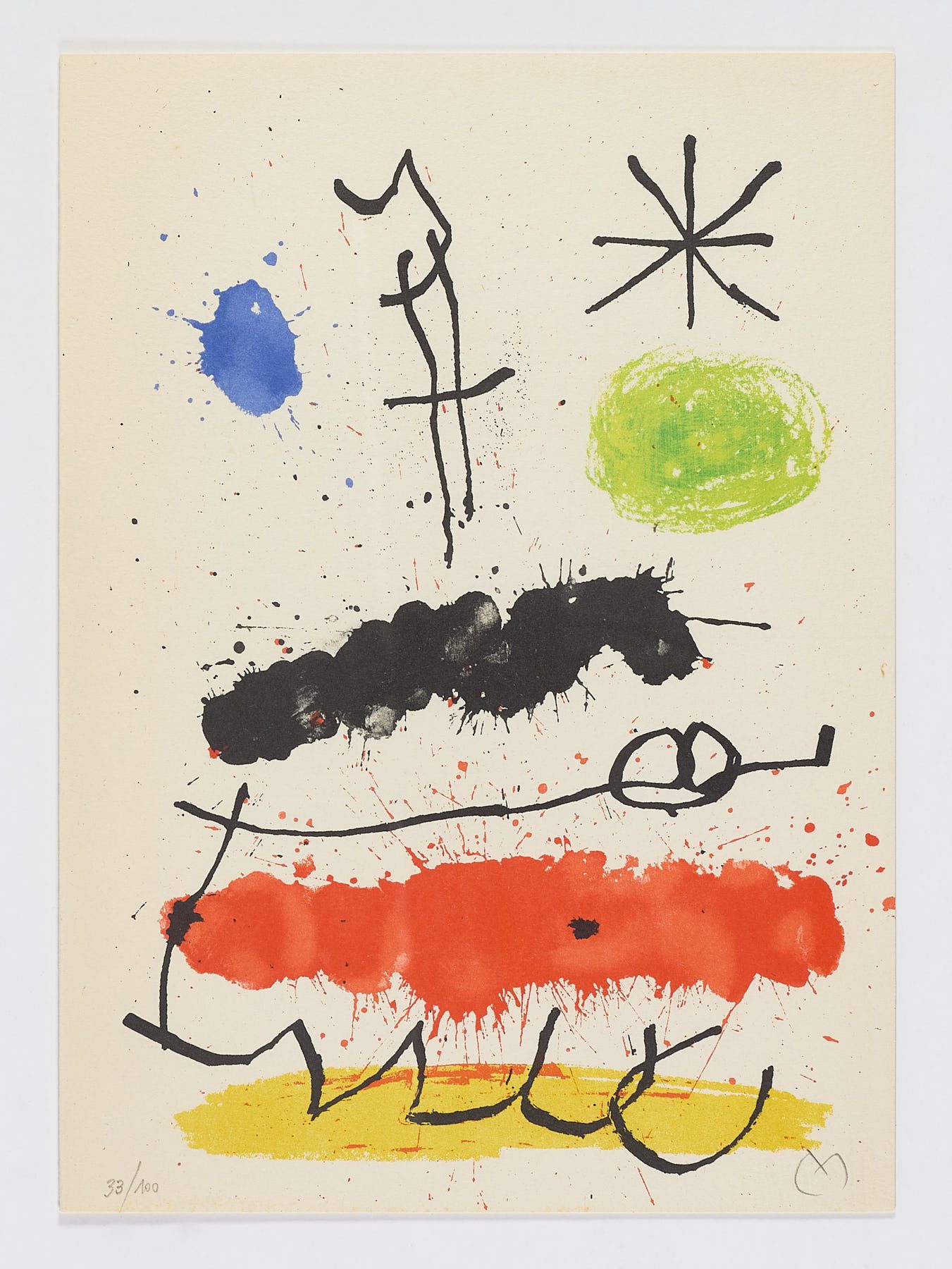 Sin título (Miró. Obra inédita recent), 1964, Joan Miró